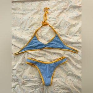 Frankie's Bikinis | Swim | Frankies Bikinis Sawyer Terry Cloth Bluebird